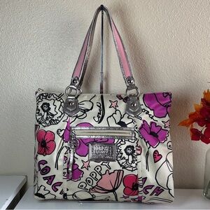 Coach Poppy Floral Tote L1071-16306